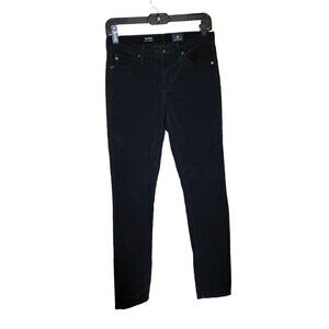 Ag Adriano Goldschmied The Prima Black Midrise Corduroy Cigarette